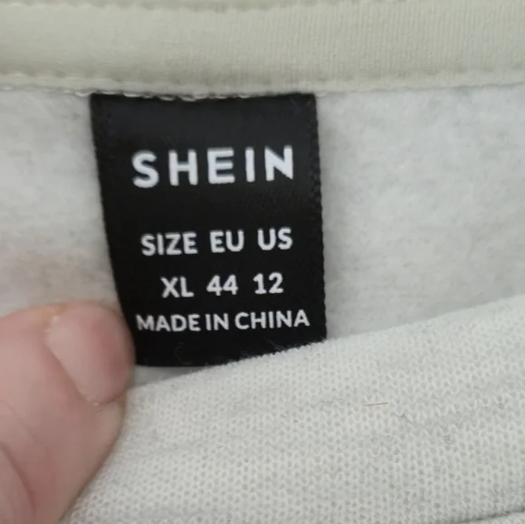 SHEIN XL Milano Italy 3 Piece Loungewear Set Wide Leg Heather Cream - Picture 3 of 12